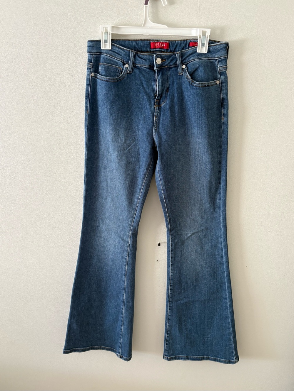 Guess Women's Dark Blue Flare Jeans